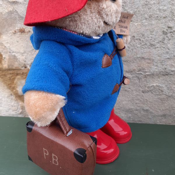 Large Paddington with suitcase and boots 35cm