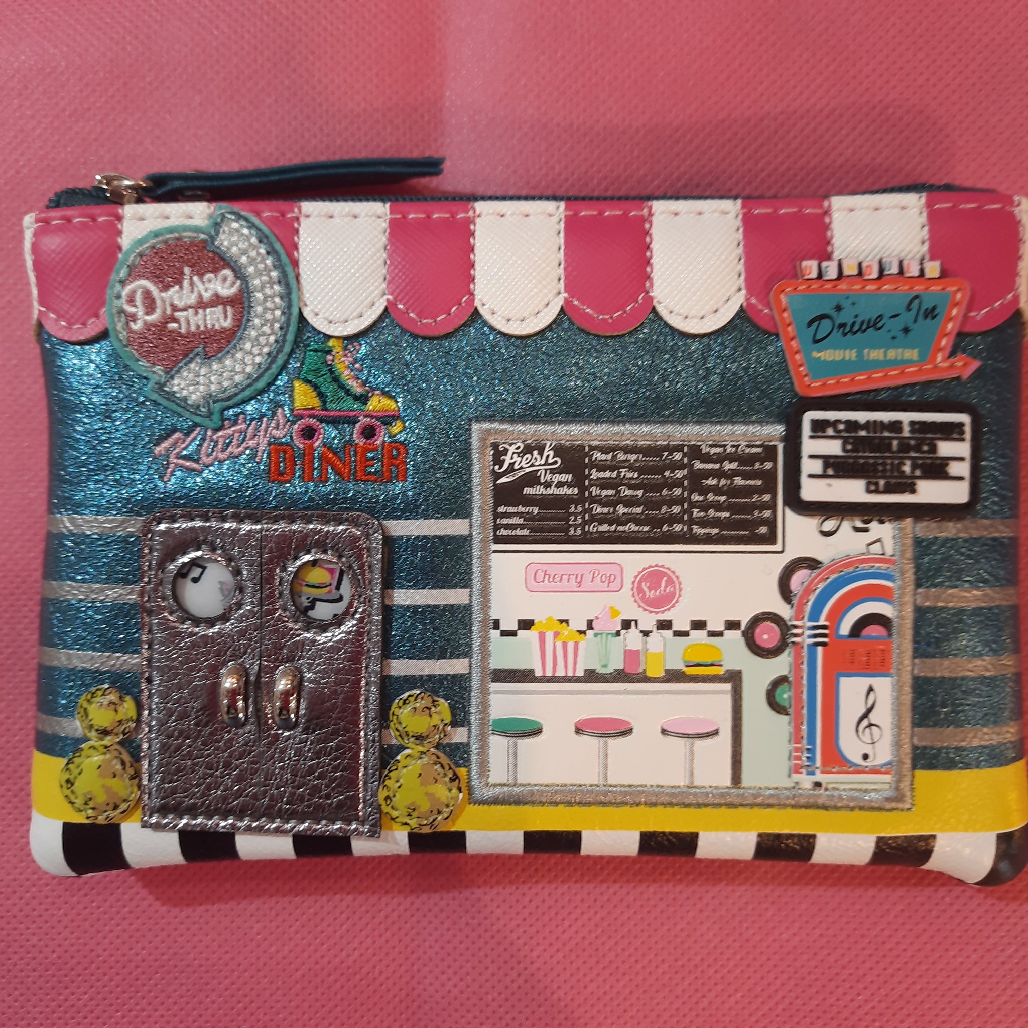 Kitty's Diner - Vendula London - Zipper Coin Purse