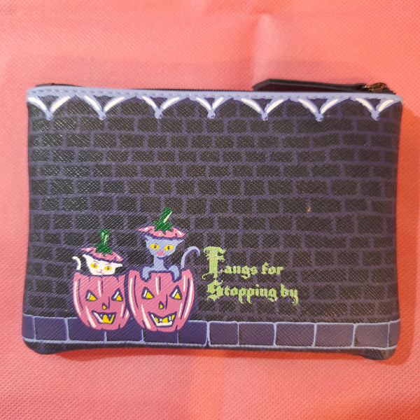 Vendula London - Cat Dracula's Haunted house - Zipper Coin Purse