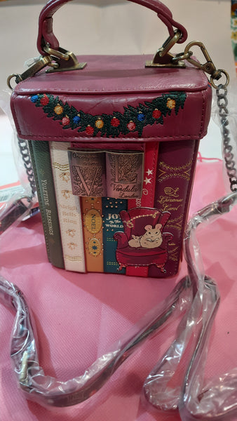 Vendula London - Christmas Library Book Box Bag