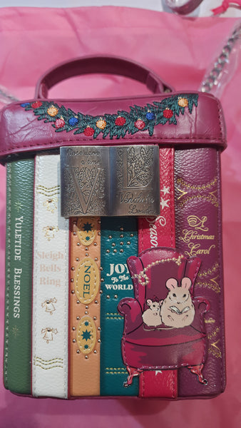 Vendula London - Christmas Library Book Box Bag