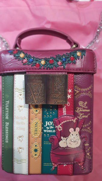 Vendula London - Christmas Library Book Box Bag