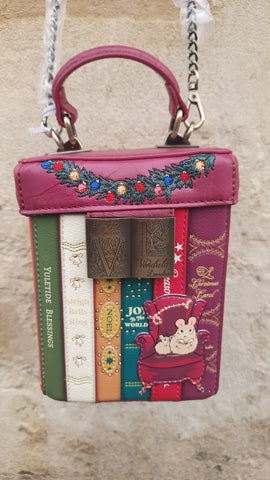 Vendula London - Christmas Library Book Box Bag