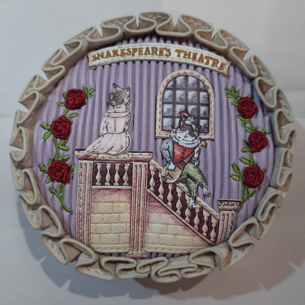 Vendula London - Shakespeare's Theatre Much Ado About Nothing - round coin purse - LIMITED EDITION