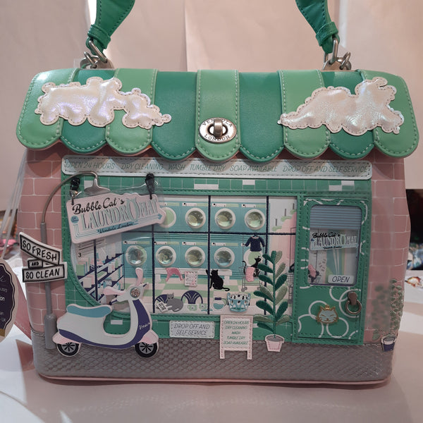 Vendula London - Bubble Cats Laundromat - Grace Bag