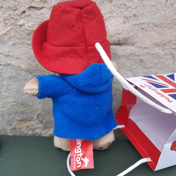 Small Paddington in Union Jack gift bag 17cm