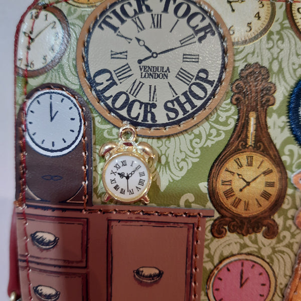 Tick tock clock shop Square Wallet - Vendula London