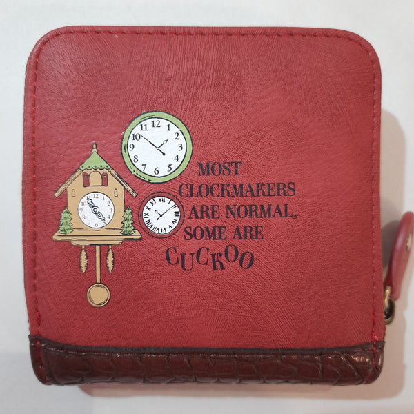 Tick tock clock shop Square Wallet - Vendula London