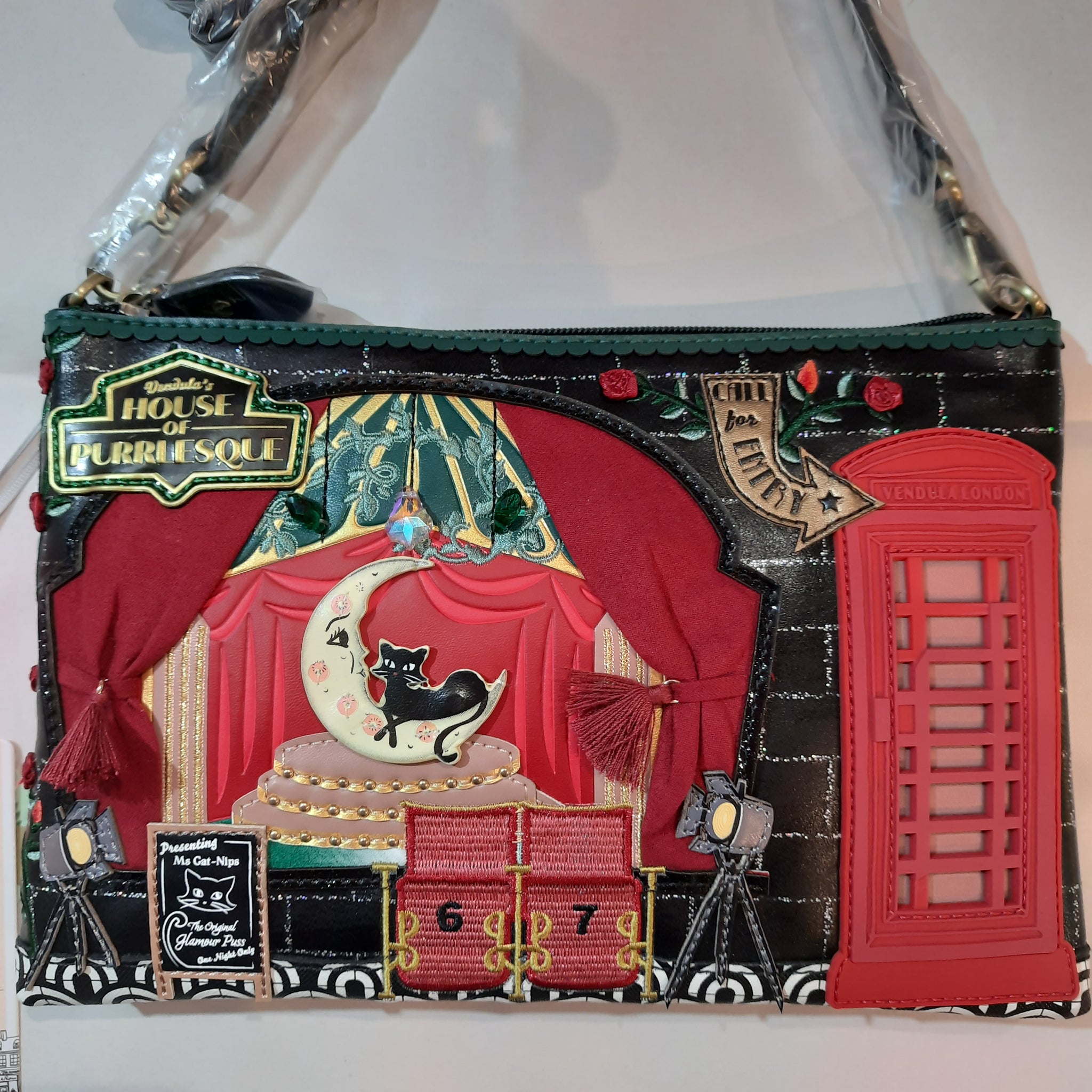 Vendula London - Vendula's Purrlesque Club - Kate (Pouch) Bag