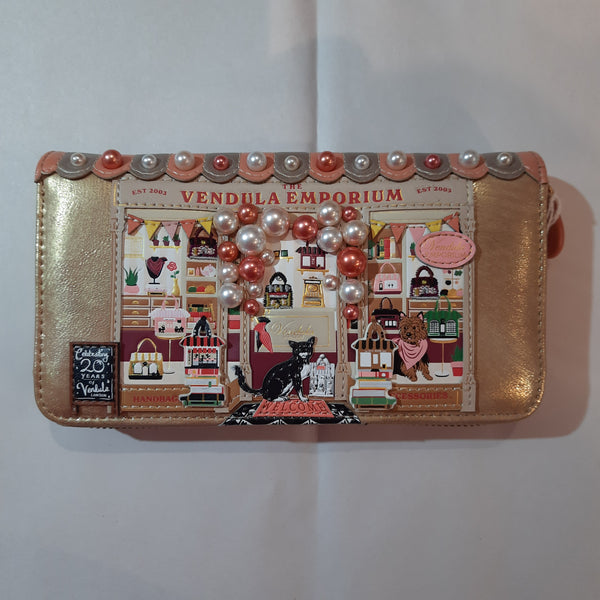 The Vendula Emporium 20th anniversary - Large ziparound Wallet