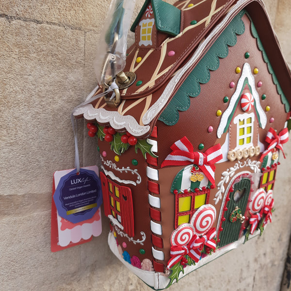 Vendula London - Gingerbread Houses House BACKPACK / Bag - large