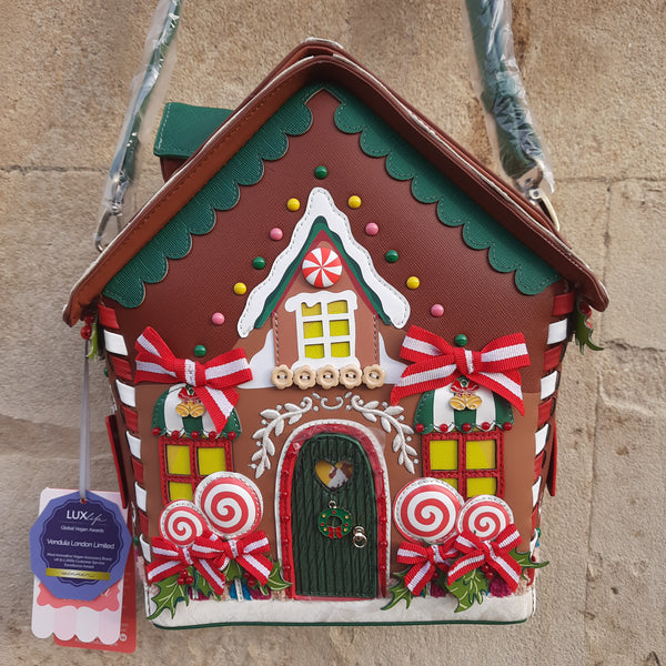 Vendula London - Gingerbread Houses House BACKPACK / Bag - large