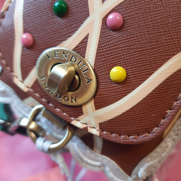 Vendula London - Gingerbread Houses House Bag - small