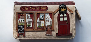 Vendula London - The Swan Inn - medium ziparound Wallet