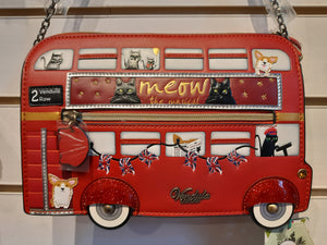 Vendula London - Cats and Corgis Bus Pouch Bag - Meow the Musical